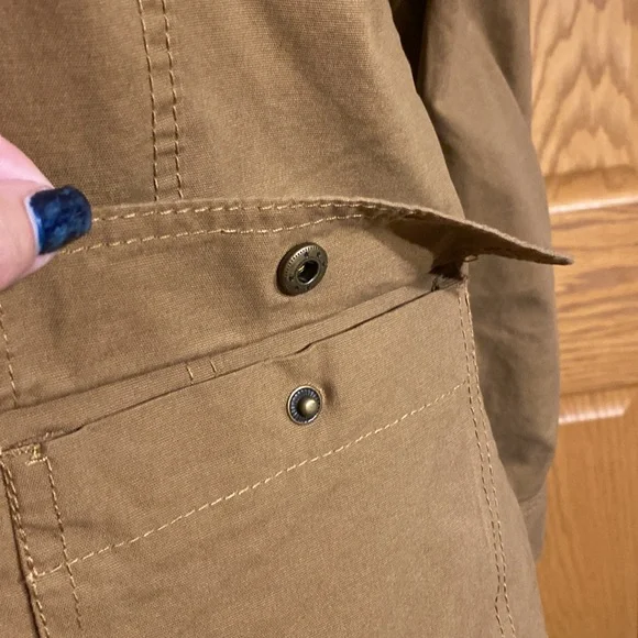 Women's Brown Lined Utility Anorak Jacket with 4 pockets - Universal Thread - Picture 7 of 13